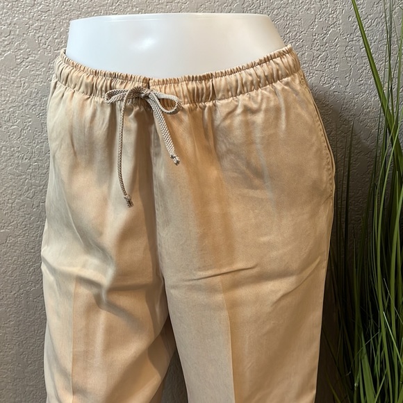 French Laundry Pull-on Pants Beige Medium - Picture 2 of 11